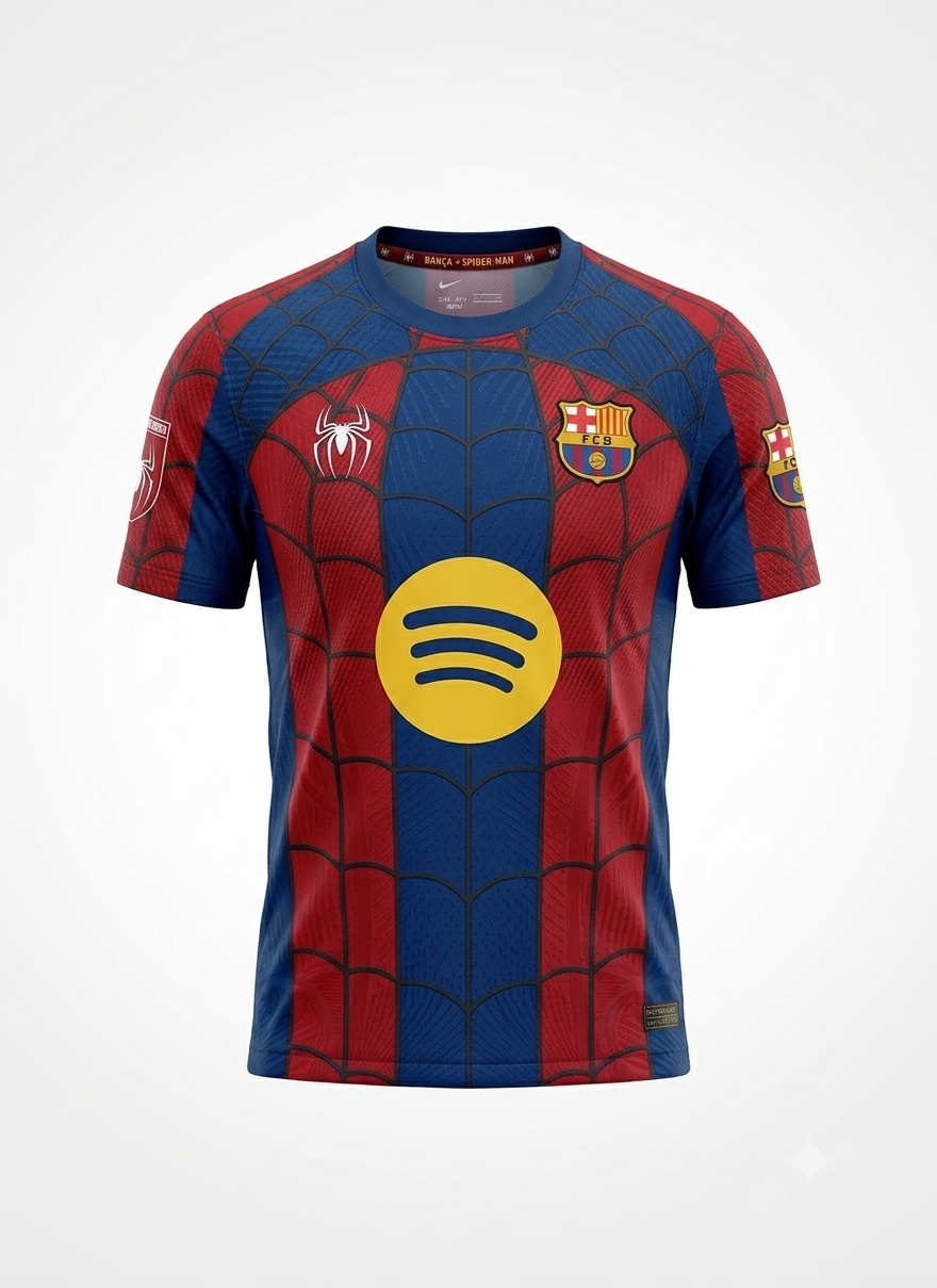 Barca X Spidy custom jersey