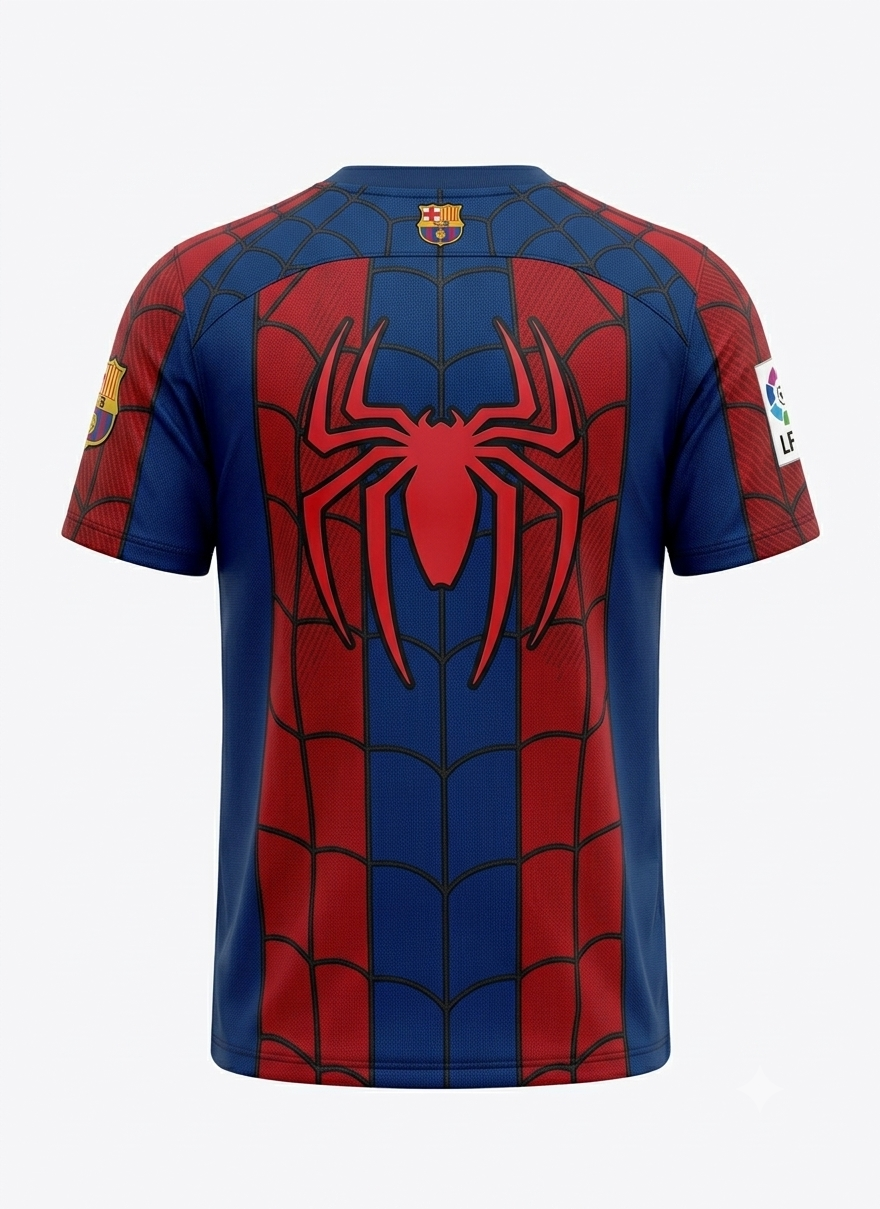 Barca X Spidy custom jersey