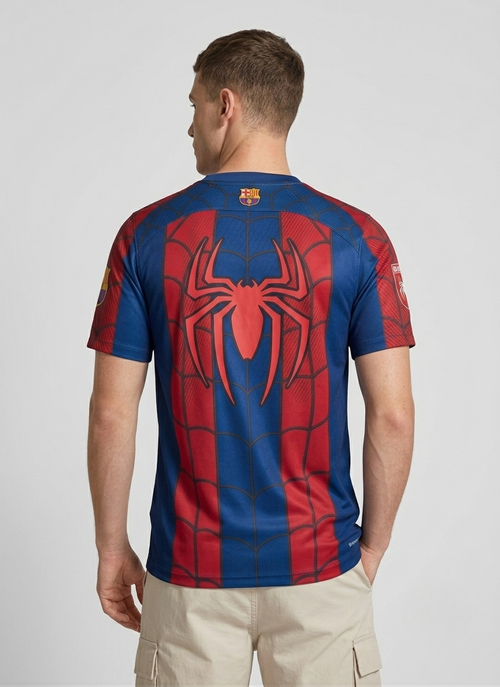 Barca X Spidy custom jersey